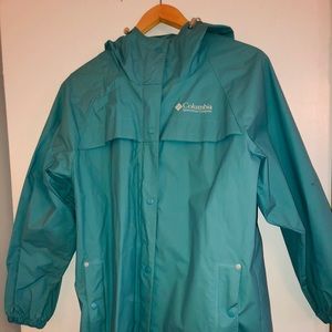 Columbia hooded raincoat